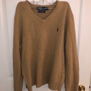 Wool Polo Mens Sweater